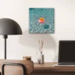 Badeend - Zwemband - Geel aluminium wit klein -sfeer5