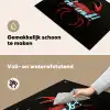 Krab - Rood - Neon - Quote Inductie beschemer met haakjes klein -ky-schoon-nl