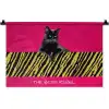 Kat - Baas - Roze - Tijgerprint Wandkleed katoen klein -zz3d
