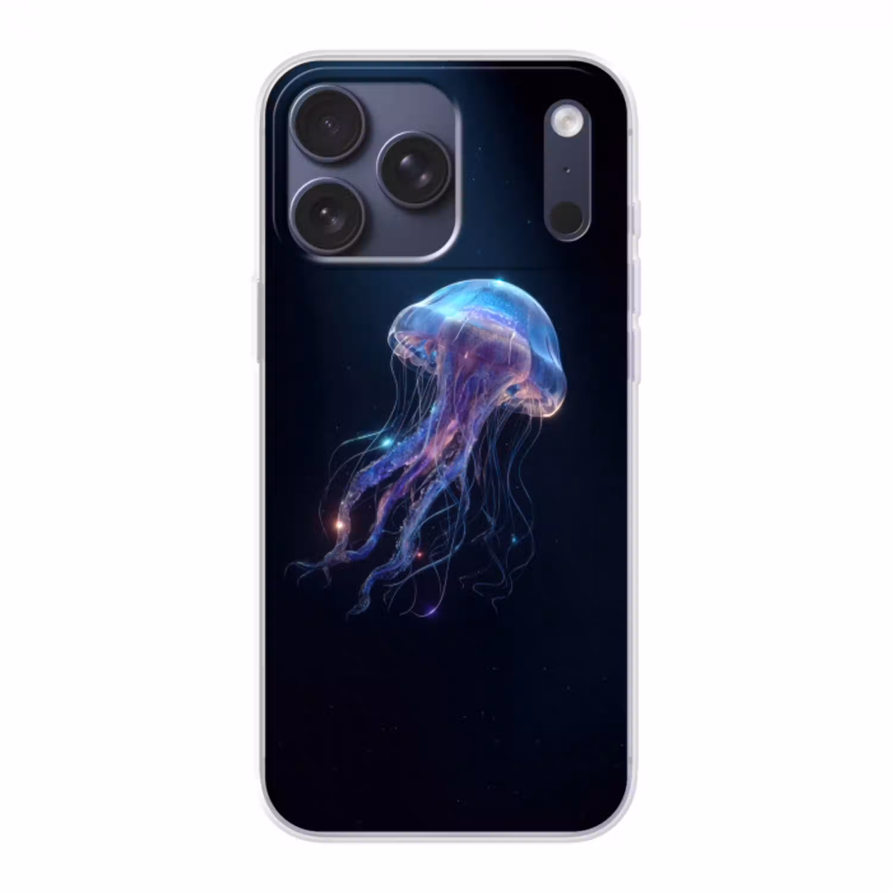 Tentakels - Kwal - Paars - Sprankeling Telefoonhoesje iPhone 17 Pro Max klein -3d