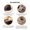 Lavendel - Paars - Zonlicht Inductie beschermer vinyl 3mm klein -zzzzzzz-td-werking
