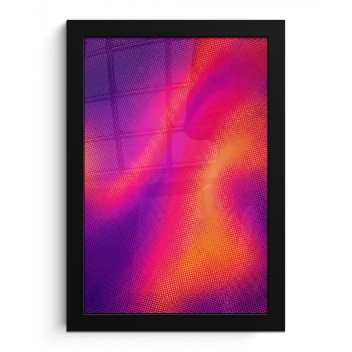 Abstract - Patroon - Kleurverloop fotolijst zwart zonder passe partout klein -3d