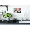Abstract - Golven - Sierlijk - Roze Muursticker klein -keuken