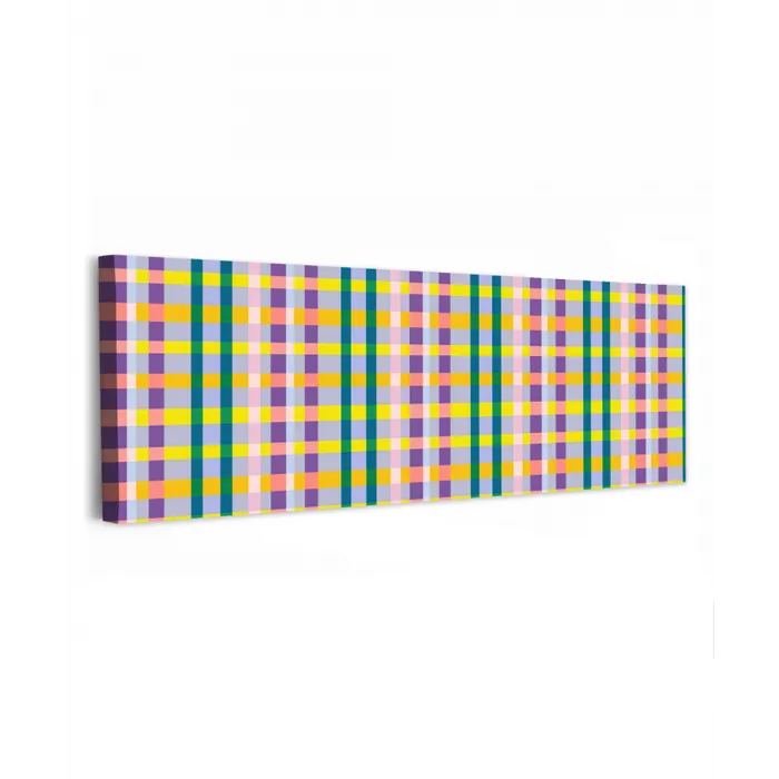 Ruit - Patroon - Kleurrijk canvas 2cm klein 828 -z3d