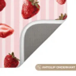 Strepen - Aardbei - Roze Badmat klein 997 -USP_AntislipNL