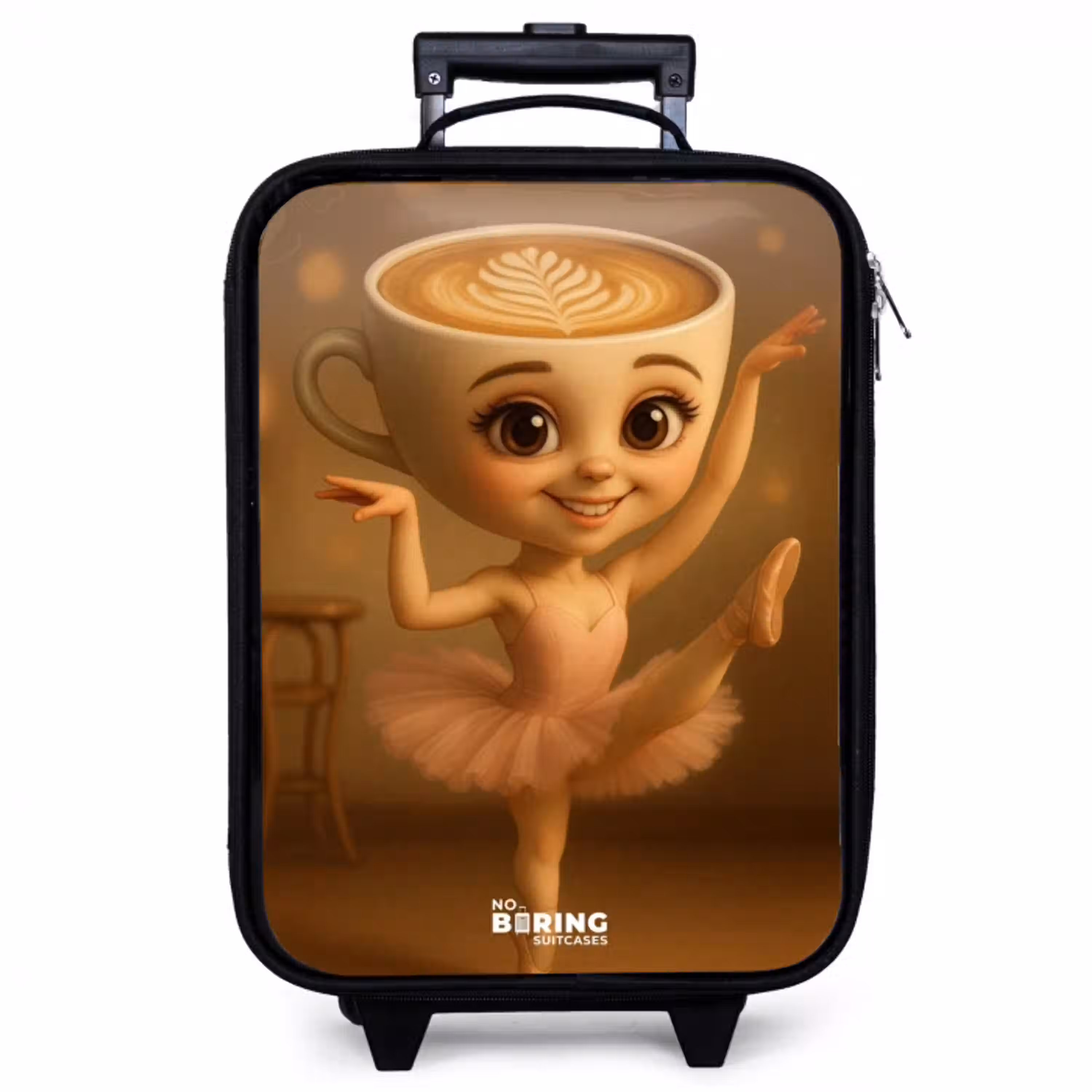Ballerina Cappuccina Kinderkoffer - Zwart klein -zzz_website3d