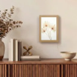 Zonlicht - Paardenbloemen - Natuur - Botanisch Light Box met kabel (Tafellamp) klein -sfeer2
