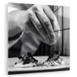 Chef - Garnering - Gerecht plexiglas 5mm klein -zzzproduct_nieuw