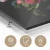 Bloemen - Vrolijk - Vaas plexiglas 5mm klein -sfeer2