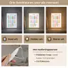 Tafels van vermenigvuldiging - Leren rekenen voor kinderen - Getallen oefenen - Dieren Light Box met kabel (Wandlamp kind) klein -USP_lichtkleurNL