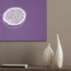 Passievrucht - Zaadjes - Paars - Minimalistisch PET vilt klein -sfeer6_closeup