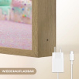 Monster - Pastel - Roze - Snoep Light Box met batterij (Wandlamp kind) middel -USP_websiteoplaadbaarDE