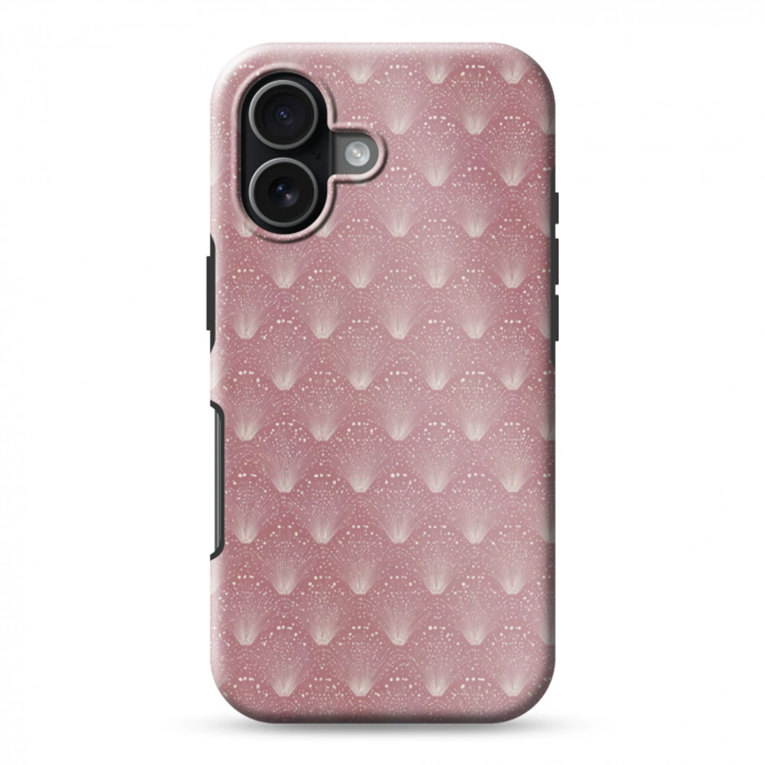 Trendy - Patroon - Roze Toughcase MagSafe Apple iPhone 17 klein 1017 -3d