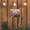 Bloemen - Paars - Wazig tuinposter los doek klein -sfeer1