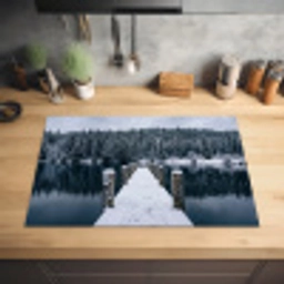 Steiger - Meer - Sneeuw - Bergen - Rustgevend Inductie beschermer vinyl 3mm klein -sfeer5