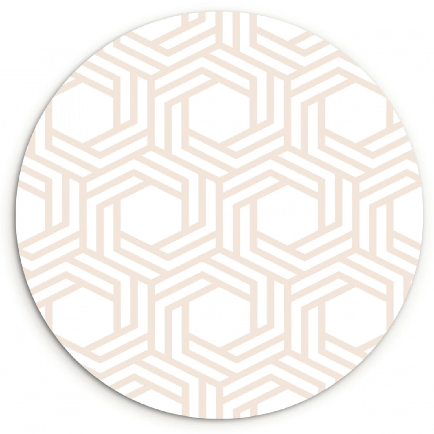 Design - Geometrie - Patroon Wandcirkel kunststof plaat 5mm dik klein 188 -3d