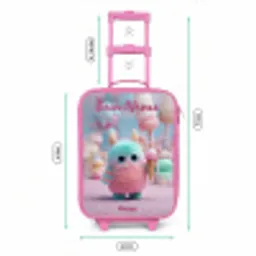 Zoet Monstersnoep Avontuur Kinderkoffer - Roze klein -productfoto_formaten
