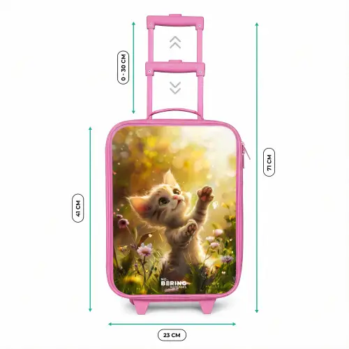 Koosje kitten Kinderkoffer - Roze klein -productfoto_formaten