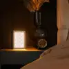 Roze - Marmer - Crème Light Box met kabel (Tafellamp) klein 925 -sfeer1