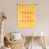 Gestreept - Geel - Sunshine - Letters Wandkleed katoen klein -wsfeer5_kind