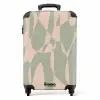 Abstract - Saliegroene structuur NBS - Handbagage koffer - Kinderen Unisex middel -productfoto_recht