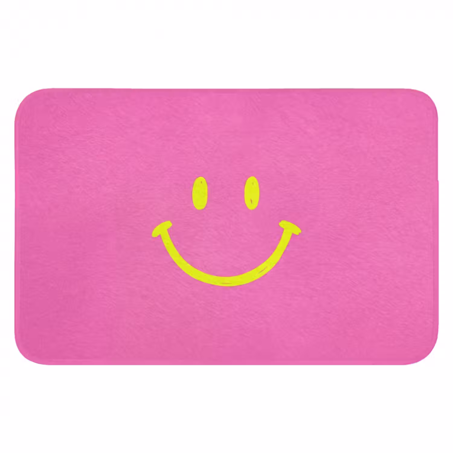 Badmat - Smiley - Vrolijk - Roze