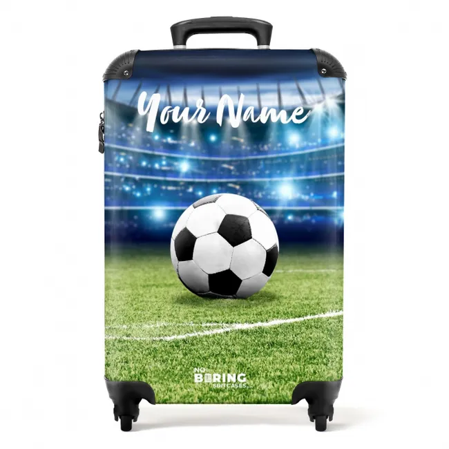 Voetbal spotlight NBS - Handbagage koffer - Kinderen Unisex middel -productfoto_recht