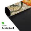 Klaprozen - Oranje - Mozaïek - Bladeren Muismat XXL klein -sfeer2