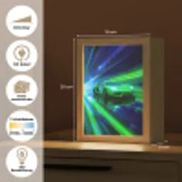 Snelheid - Licht - Sportwagen - Groen Light Box met kabel (Kinderlampje) klein -USP_websiteoverzichtDE
