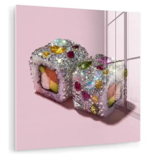Sushi - Rolletjes - Steentjes - Kleurrijk plexiglas 5mm klein -zzzproduct_nieuw