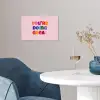 You're doing great - Roze - Kleurrijk poster papier klein -sfeer3