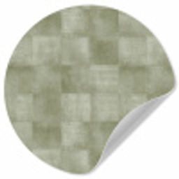 Vlakken - Rustiek - Groen Wandcirkel behangsticker klein 186 -3d