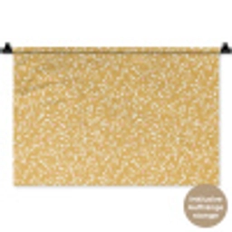 Takjes - Patroon - Oker Wandkleed katoen klein 269 -t3d_DE