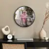Ochtendjas - Krulspelden - Roze Fotolijst rond zonder passe partout klein -sfeer1
