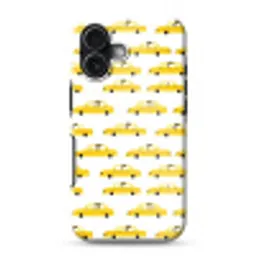 Taxi - Iconisch - Geel Toughcase MagSafe Apple iPhone 17 klein 1017 -3d