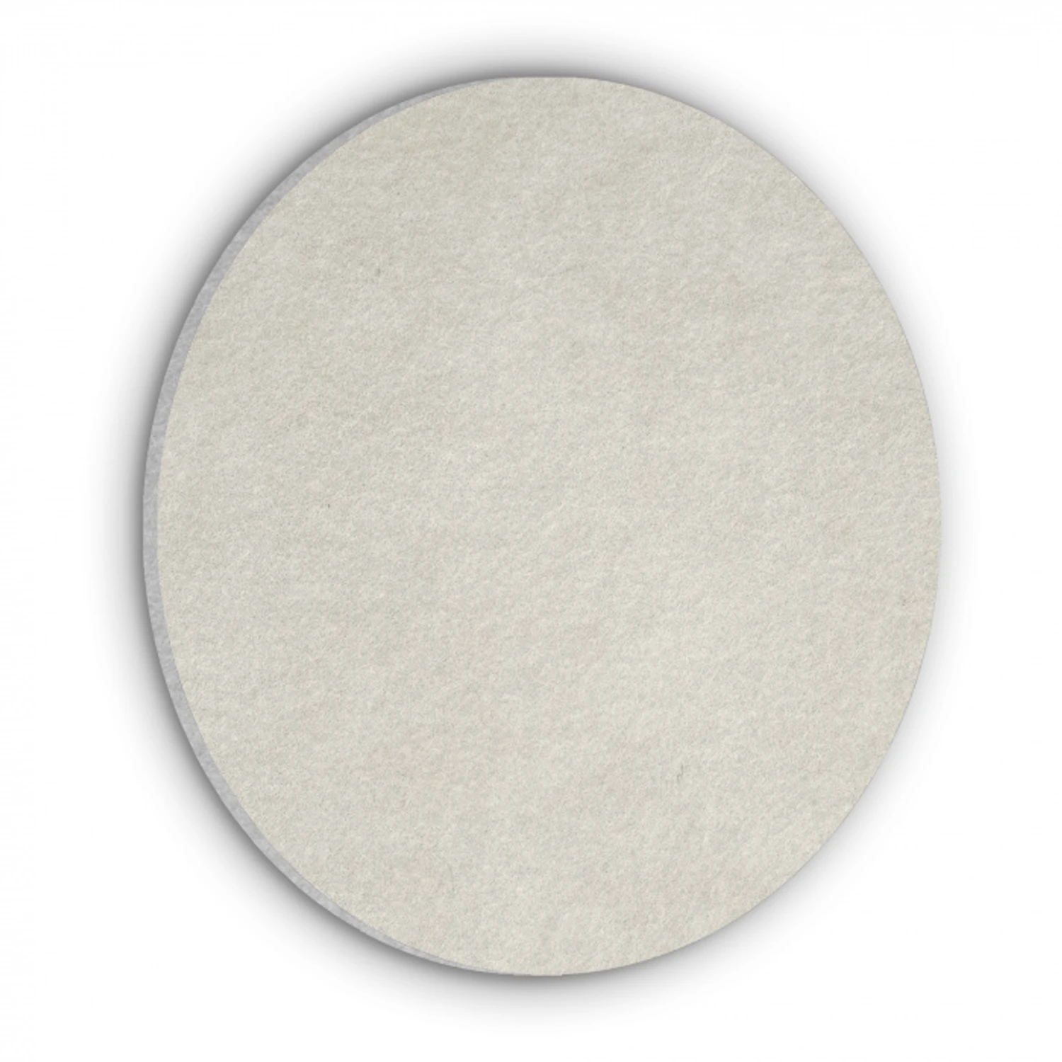 Zandkleurig - Modern - Egaal Akoestische PET Vilt - Rond klein 838 -3d