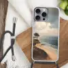 Klif - Zee - Boom Hoesje iPhone 16 Pro Max met koord klein -sfeer4