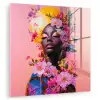 Kleurrijk - Bloemen - Vrouw - Zon plexiglas 5mm klein -zzzproduct_nieuw