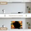 Fastfood - Graffiti - Hamburger - Eten - Modern keuken achterwand spatscherm klein -voor_na_FR