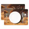 Zebra's - Savannelandschap - Gras Placemat vinyl groot -zzsfeer2_Kitchenyeah-website