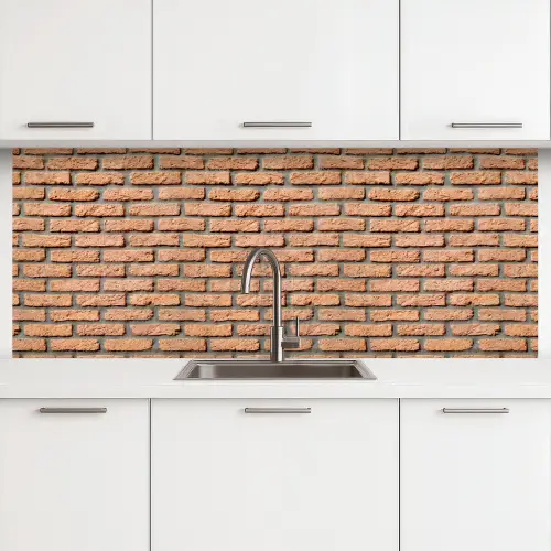 Bakstenen - Rechthoekig - Rood - Muur keuken achterwand 2 middel 871 -3d