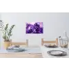 Bladeren - Paars - Tropisch - Abstract Muursticker klein -eettafel