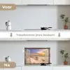 Doorkijk - Strand - Duinen - Natuur - Landschap keuken achterwand spatscherm klein -voor_na_NL