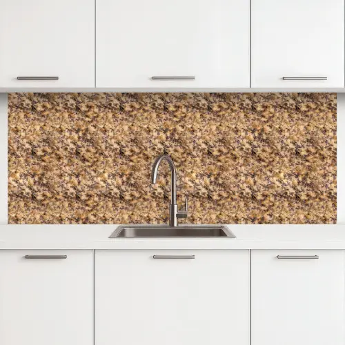 Bruin - Roze - Graniet keuken achterwand 2 middel 871 -3d