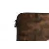 Paard - Bruin - Gras laptophoes neopreen klein -detail