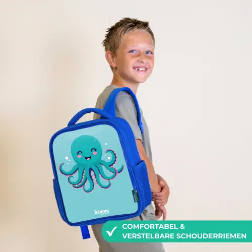 Octopus - Water - Blauw Kinderrugzak - Blauw middel -sfeer3_NL