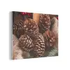 Dennenappels - Boom - Winter - Natuur - Bruin PET vilt klein -3d