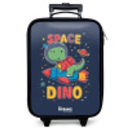 Dino - Groen - Raket - Sterren Kinderkoffer - Zwart klein -zzz_website3d