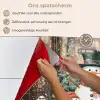 Sneeuwpop - Familie - Kleurrijk keuken achterwand spatscherm klein -spatscherm_NL