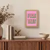 Tekst - Bold - Roze Light Box met kabel (Tafellamp) klein -sfeer2